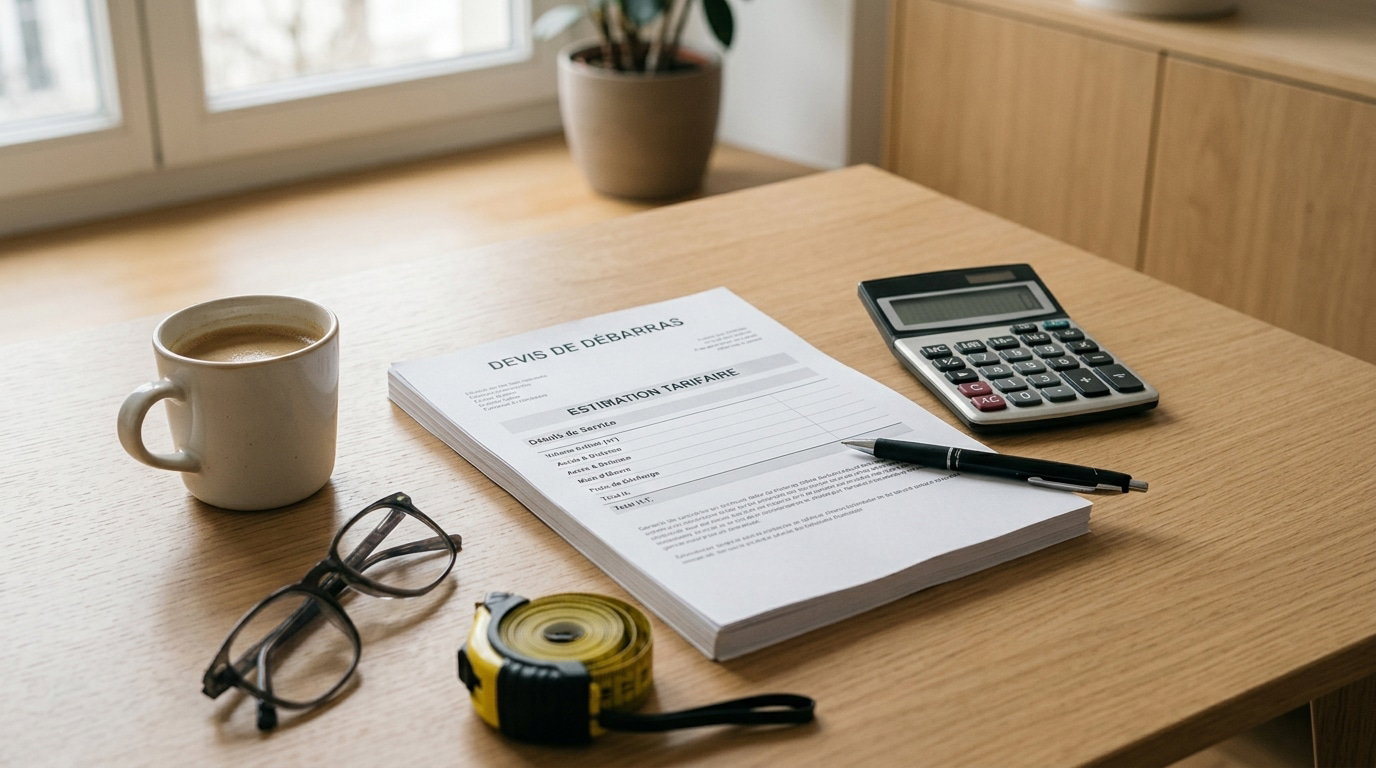 Ce qui fait vraiment varier le tarif d'un débarras, tarif pour débarrasser une maison